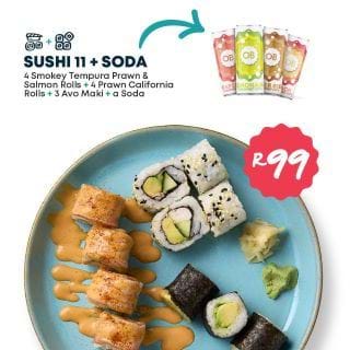 OB Sushi 11 And Soda