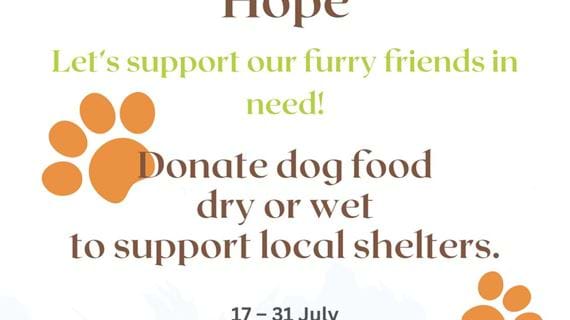 Mandela's Paws of Hope Pet Donations